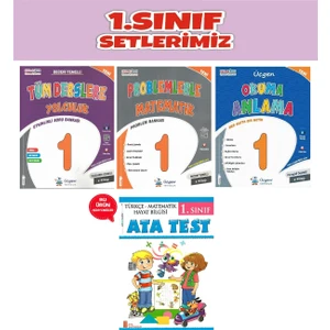 Üçgen Yayıncılık   (Sınıf: 1)  2.Dönem Tüm Derslere Yolculuk / Problemlerle Matematik / Okuma Anlama / Test