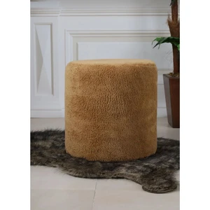 Lines Teddy Kumaş Black Puf