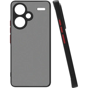 Xiaomi Redmi Note 13 Pro Plus Kılıf Renkli Kenarlı Kamera Korumalı Buzlu Hux Kapak