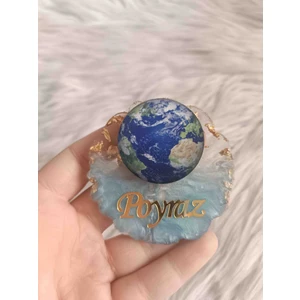 10 Adet Dünya Figürlü Epoksi Magnet Yenidoğan Doğum Günü Mevlüt Hediyelikleri