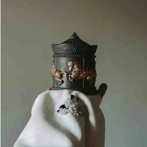 Opulent Accessories Atlıkarınca Mum Kutusu,taki Kutusu,doğumgünü Sevgililer Günü Yeni Ev Yeni Iş si,dekoratif  Kutu