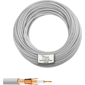 2+1 CCTV 0.22 GOLD Kamera Kablosu 50mt Poke Pk-1009 50 Metre