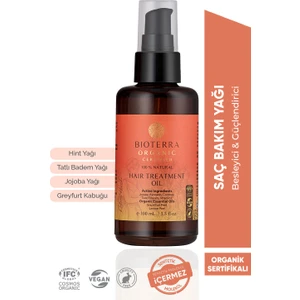 Hair Treatment Oil 100 ml Organik Saç Bakım Yağı