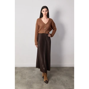 Piliseli Beli Lastikli Etek