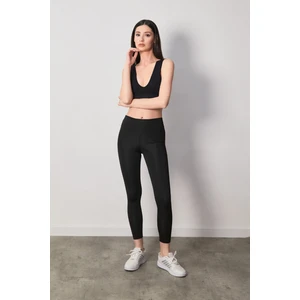 Active Yazı Baskılı Yüksek Bel Tayt