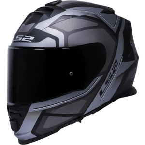 Ls2 Storm 2 Faster Mat Tıtanıum Kapalı Motosiklet Kaskı Siyah Camlı