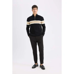 Tailored Fit Normal Kesim Düz Paça Her Yöne Esneyen Yazlık Kumaş Pantolon C7508AX25SP