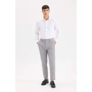 Tailored Fit Normal Kesim Düz Paça Her Yöne Esneyen Yazlık Kumaş Pantolon C7508AX25SP