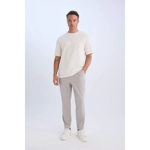Relax Fit Rahat Kesim Düz Paça Krinkıl Yazlık Kumaş Pantolon C3930AX25SP