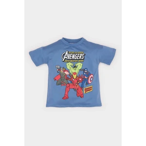 Erkek Bebek Marvel Avengers Bisiklet Yaka Kısa Kollu Tişört E4714A525SM