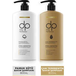 Dp Daily Perfection Pamuk Sütü 800 ml & Şampuan Çam Terebentin 800 ml