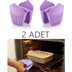 Silikon Fırın Eldiveni, Elcik Çok Renkli-2 Adet