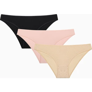 Shinny Stars Çok Renkli  3lü Slip Külot
