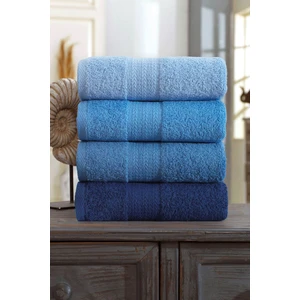 Mira Home 4 Lü El Yüz Havlu Seti %100 Pamuklu 50X85 cm Rainbow