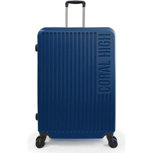 Coral High Abs Lacivert Büyük Boy Valiz 16408