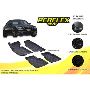 Paspas 3D Havuzlu Bmw E60 5 Serisi 2004-2010