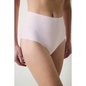 Invisible Laser Cut Highwaist Slip Pembe Külot