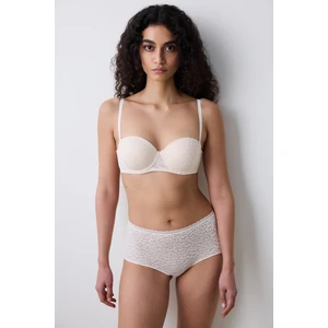 Pop Up Lace Krem Dantel Sütyen