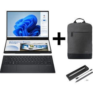 Zenbook Duo OLED – Intel Ultra 9 185H - 14’’ 3k Touch – 32GB Ram – 1tb SSD – Q Ingilizce Klavye- 1yıl Garanti- UX8406MA-PS99T Taşınabilir Bilgisayar