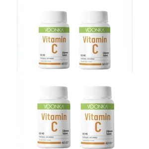 C Vitamini 60 Çiğneme Tableti x 4 Adet