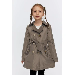 Benitto Kids Belden Bağlamalı Kız Çocuk Trençkot 51316