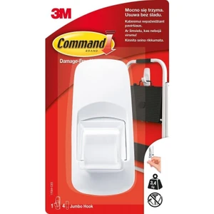 Command™ 17004-CEE Büyük Boy Jumbo Askı, Max 3,4 kg (1 Askı + 4 Büyük Boy Cırt Bant)