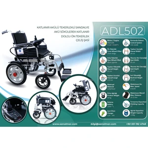 ADL502 Akülü Tekerlekli Sandalye