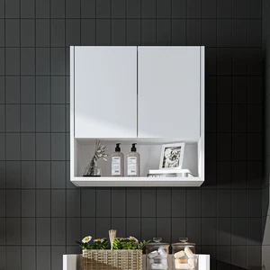 Çamaşır-Kurutma Makinesi Dolabı Kapaklı Üst Dolabı Banyo Dolabı 65 cm