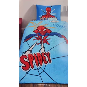 Disney Spiderman Thwip Tek Kişilik Complete Set Dört Mevsim Kapitoneli Nevresim Takımı