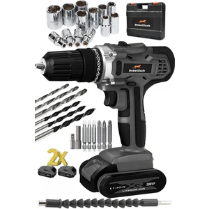 Germany Q3 Series 398 VF 40AH Darbeli Metal Şanzıman Çift Akülü Vidalama Matkap 27 Parça Setli