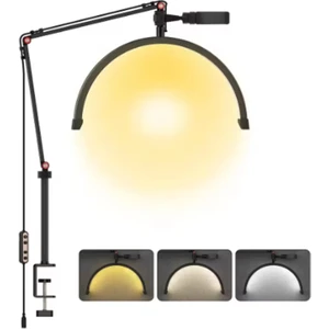 HD-M3X Ay Lamba LED Video Işığı Yarım Ay Şekilli Kumandalı Dolgu Işık Kalıcı Makyaj Tatto Çekim Işığı
