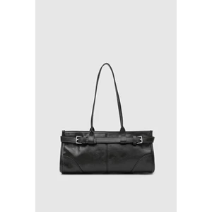 Shule Bags Enyola Siyah Vintage Baget Çanta