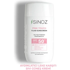 SPF50+ Pink Touch Sıvı Güneş Kremi