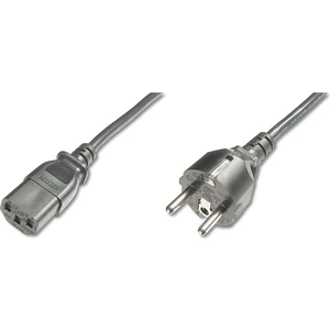 Digitus Güç Kablosu, CEE 7/7 (Typ-F) - C13 Erkek/Dişi, 1.8 metre, H05VV-F3G 0.75qmm, siyah renk&lt;br&gt;Digitus Power Cord, CEE 7/7 (Typ-F) - C13 M/F, 1.8m, H05VV-F3G 0.75qmm, black