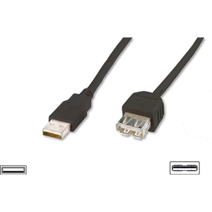 Usb 2.0 Uzatma Kablosu, Usb A, Erkek - Usb A Dişi, Awg 28, 5 Metre, Usb 2.0 Uyumlu, Ul, Siyah Renk