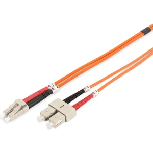 LC-SC Fiber Optik Patch Kablo, 3 metre, Multimode, Duplex, 50/125