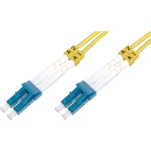 LC-LC Fiber Optik Patch Kablo, 9/125 µ, Singlemode, 3.0mm, Duplex, OS2, LSZH, 15 metre