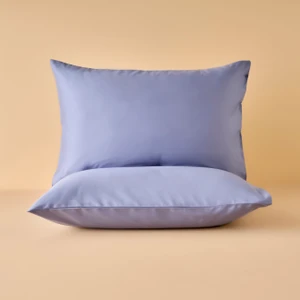 Bella Maison %100 Pamuk Saten Supreme 2'li Yastık Kılıfı Mavi (50X70 Cm)