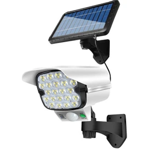 Su Geçirmez 4,7 Metre Kablolu Kamera Görünümlü Kablolu Solar Güneş Enerjili 66 LED Aydınlatma