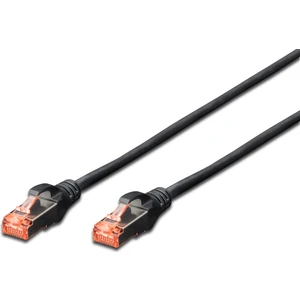 CAT 6 SFTP/PIMF (Pairs In Metal Foil) Patch Kablosu, 0,5 metre, LSZH, AWG 26, Siyah Renk