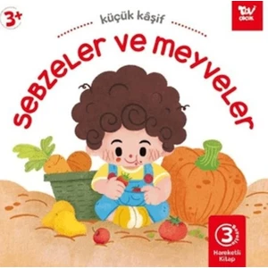 Türkiye Diyanet Vakfı Yayınları Hareketli Kitap 3D Küçük Kaşif  Sebzeler ve Meyveler