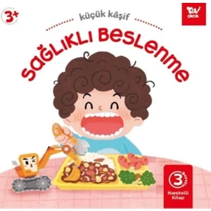 Türkiye Diyanet Vakfı Yayınları Hareketli Kitap 3D Küçük Kaşif Sağlıklı Beslenme