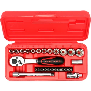 1/4” Altı Köşe Lokma Anahtar ve Bits Set (27 Parça, Mm)