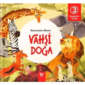 Türkiye Diyanet Vakfı Yayınları Hareketli Kitap 3D Hayvanlar Alemi Vahşi Doğa