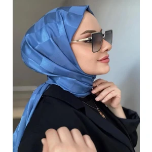 Afra Scarf Lüx Jakar Şal Dama Desen
