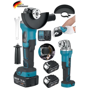 Germany Above Series 992VF 70Ah Kömürsüz Göstergeli Elektronik Devir Ayarlı Çantalı Akülü Taşlama Makinesi