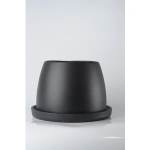 El Yapımı Tasarım Siyah Saksı 1.25 Litre