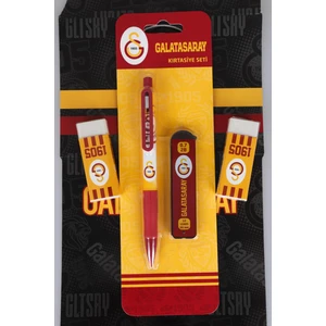 LİSANSLI GALATASARAY VERSATİL UÇLU KALEM , 0.7 MM UÇ VE SİLGİ SETİ