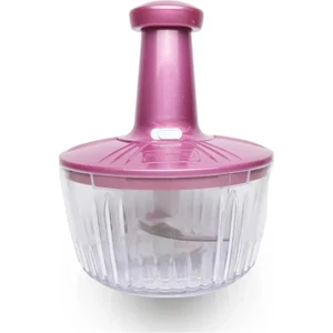Niss Home El Rondosu 3 Bıçaklı Manuel Basmalı Rondo Simli Renkler