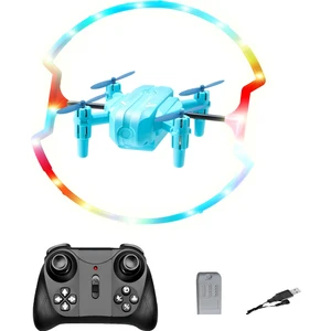 360° Halo Effect Akrobat Full LED Işıklı Drone 2.4ghz Uzaktan Kumanda Kamerasız